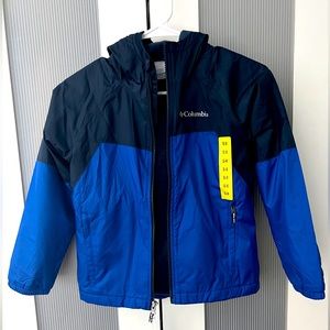 NWT Kids Fleece Lined Hooded Jacket - COLUMBIA